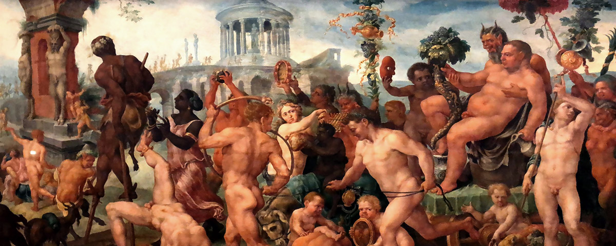 Maerten van Hemskerck (1498&thinsp;&ndash;&thinsp;1574): Ausschnitt aus &raquo;Triumphzug des Bacchus&laquo; (um 1536/37). Kunsthistorisches Museum, Wien. &copy; Thomas Prochazka