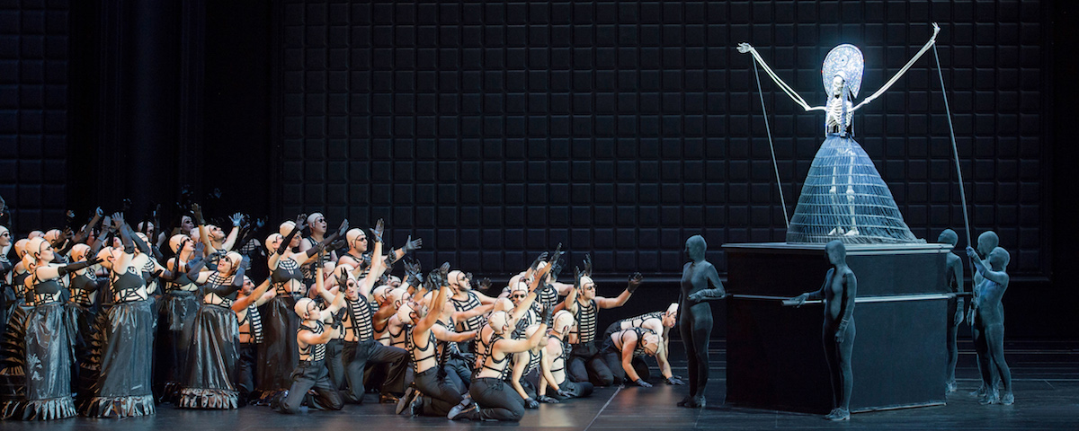 &raquo;Pique Dame&laquo;, 2. Akt: Die Konzertvereinigung Wiener Staatsopernchor &copy; Salzburger Festspiele/Monika Rittershaus