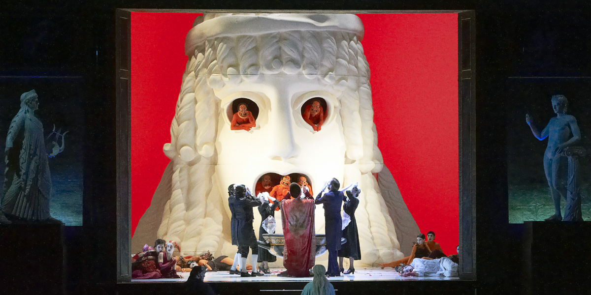 &raquo;Daphne&laquo;: Ensemble-Scene in der Regie von Nicolas Jo&euml;l und der Ausstattung von Pet Halmen &copy; Wiener Staatsoper GmbH/Michael P&ouml;hn