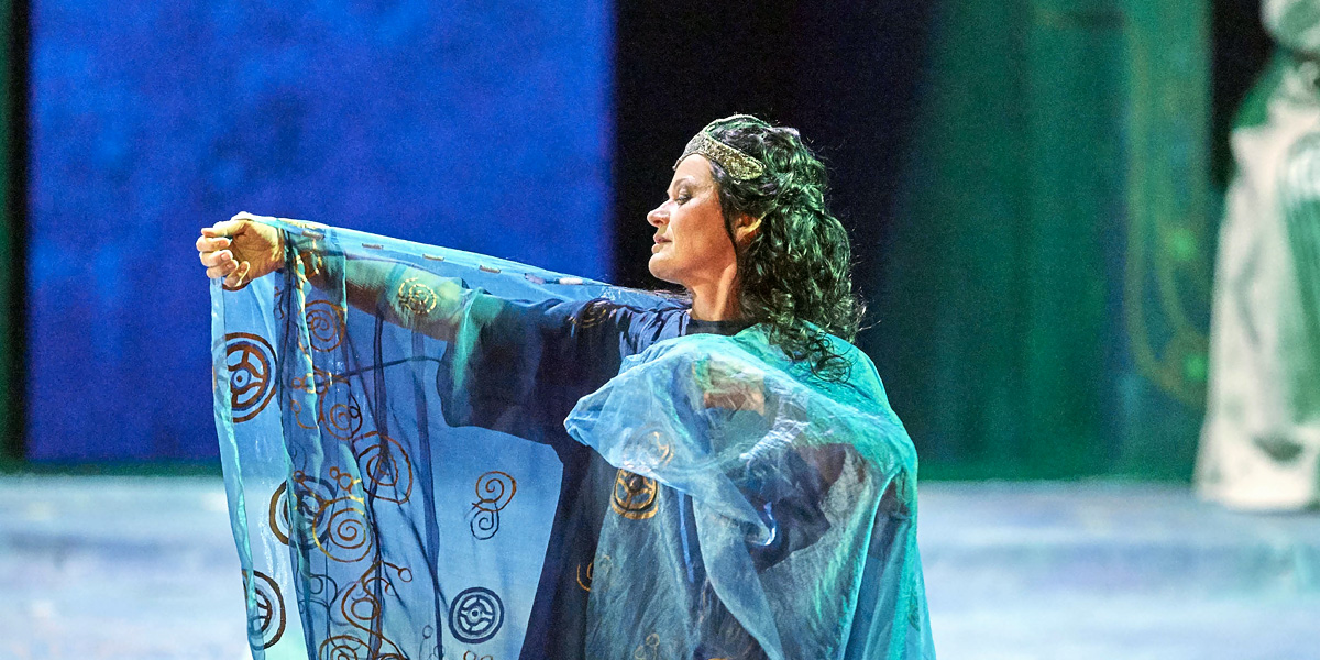 &raquo;Salome&laquo;: Erika Sunneg&aring;rdh bei ihrem Wiener Rollen-Debut als Salome &copy; Wiener Staatsoper GmbH/Michael P&ouml;hn