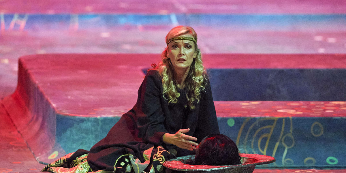 &raquo;Salome&laquo;: Vida Miknevičiūtė als Salome bei ihrem Debut an der Wiener Staatsoper. &copy; Wiener Staatsoper GmbH/Michael P&ouml;hn