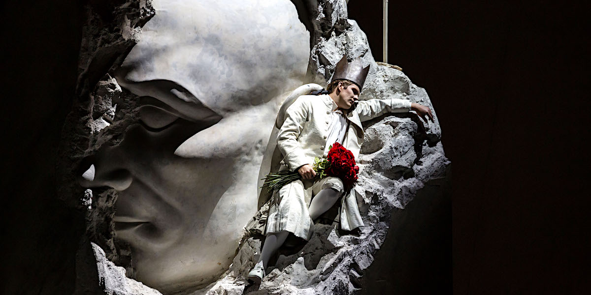 &raquo;La clemenza di Tito&laquo;, 1. Akt: Stanislas de Barbeyrac in der Partie des Titus Vespasianus &copy; Op&eacute;ra national de Paris/Emilie Brouchon