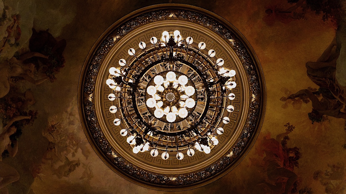 Luster in der Rotonde des Palais Garnier, Paris &copy; Thomas Prochazka