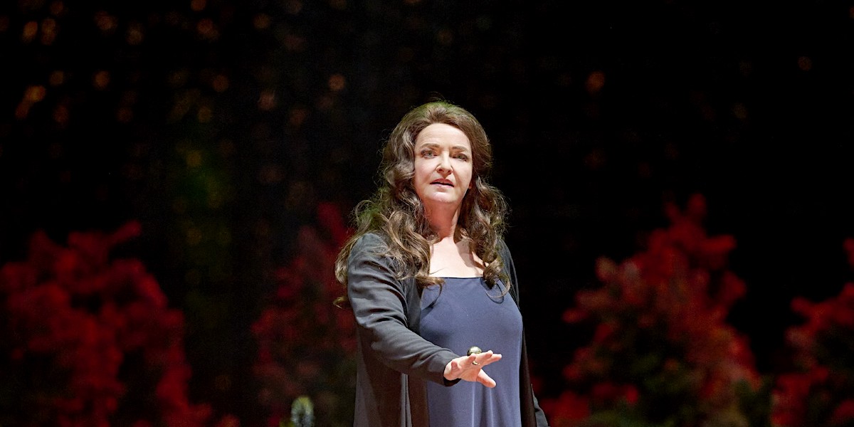 &raquo;&#8239;G&ouml;tterd&auml;mmerung&#8239;&laquo;, 1. Aufzug: Ricarda Merbeth als Br&uuml;nnhilde &copy; Wiener Staatsoper GmbH/Michael P&ouml;hn