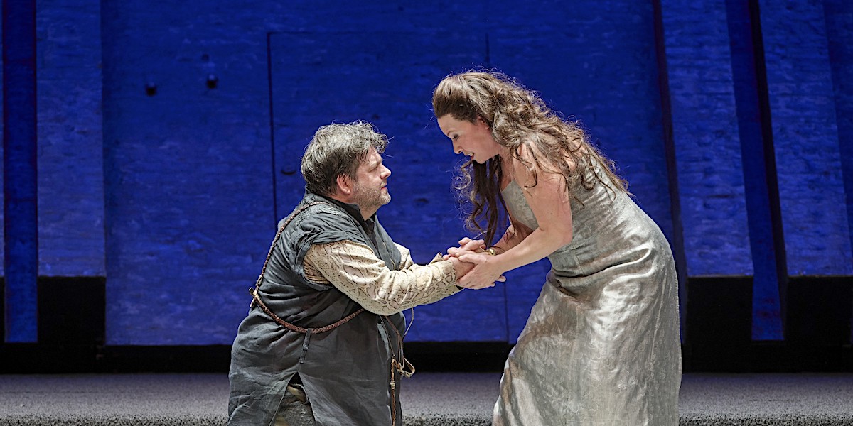 &raquo;&#8239;Siegfried&#8239;&laquo;, 3. Aufzug: Nina Stemme (Br&uuml;nnhilde) und Michael Weinius (Siegfried) &copy; Wiener Staatsoper GmbH/Michael P&ouml;hn